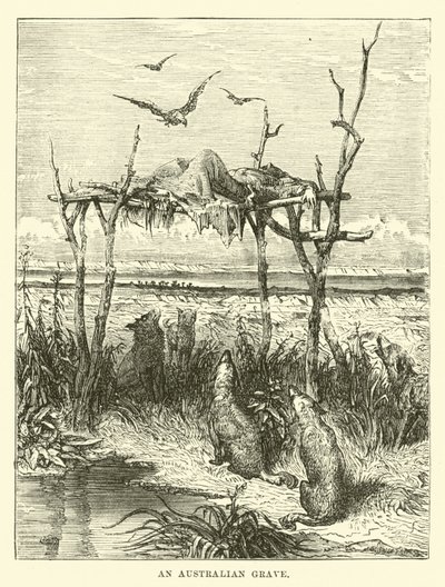 Ein australisches Grab von English School