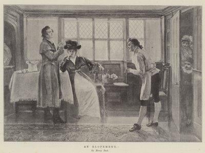 En udsving (litho) af English School