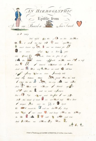 Et hieroglyfisk brev af English School