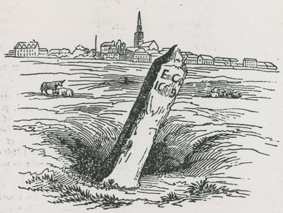 Ein Bogenschießziel von 1679 von English School