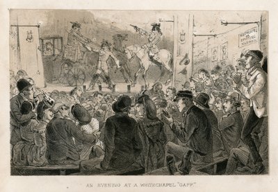 En aften på en Whitechapel Gaff. Dick Turpin af English School
