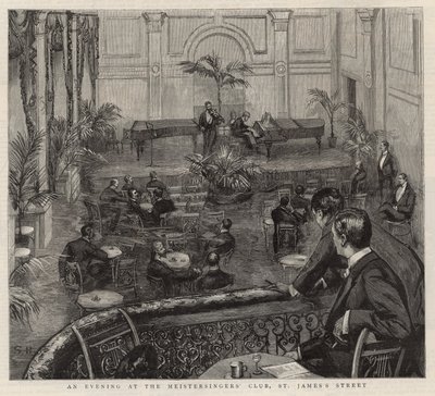 En aften i Meistersingers Club af English School