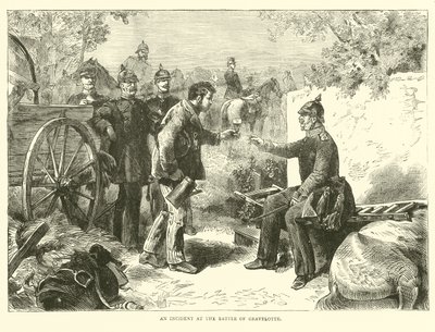 En hændelse i slaget ved Gravelotte, august 1870 af English School