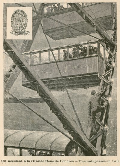 En hændelse på Great Wheel i London - en nat i luften af English School