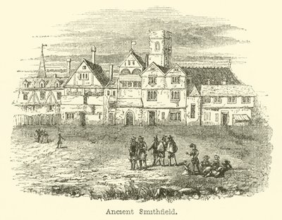 Det gamle Smithfield (kobberstik) af English School