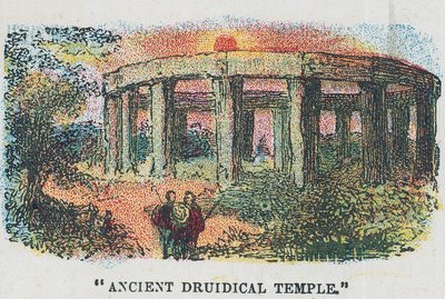 Gammelt druidisk tempel af English School
