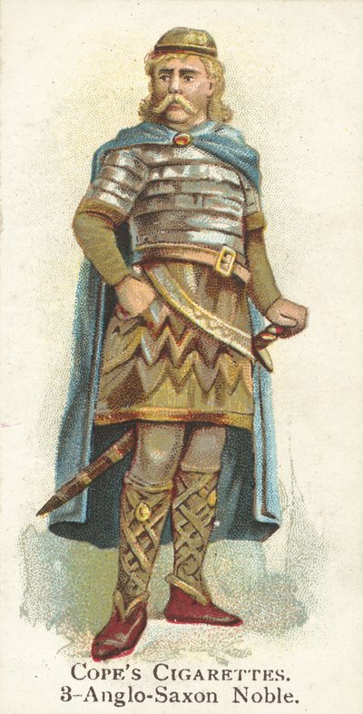 Anglo-Saxon Noble (chromolitho) af English School