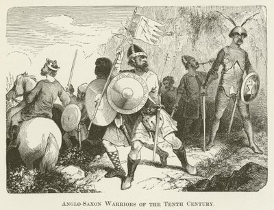 Anglo-Saxon Warriors of the Tith Century af English School