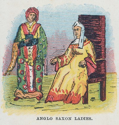 angelsaksiske damer, kvinder, kvinder af English School