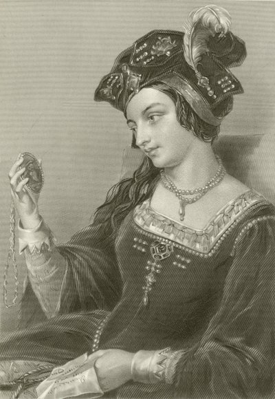Anne Boleyn, 2. hustru til kong Henrik VIII af English School