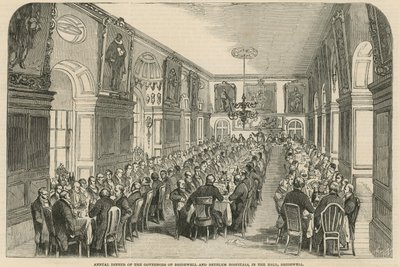 Årlig middag for guvernørerne for Bridewell og Bethlehem Hospitaler af English School