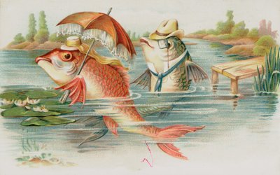 Antropomorfe fisk af English School