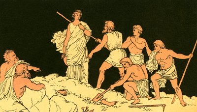 Antigone og Polynices krop af English School