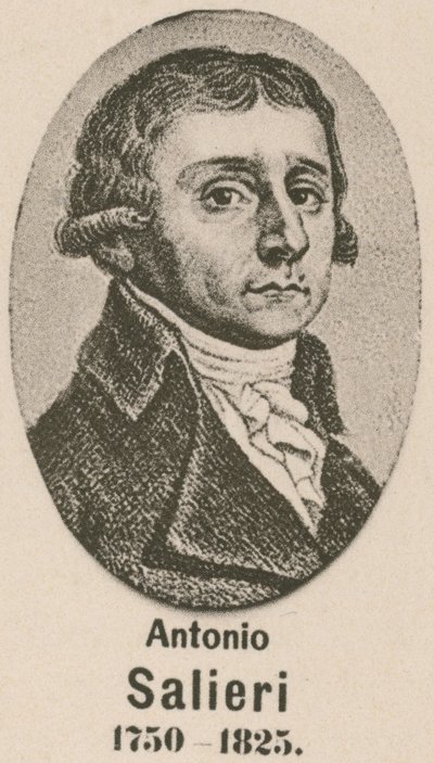 Antonio Salieri (dybtryk) af English School