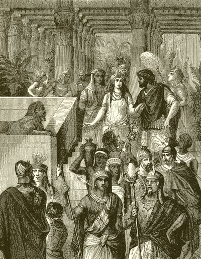 Antony og Cleopatra i Egypten af English School