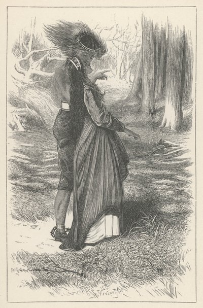 Aphra Behn, Oroonoko og Imoinde (kobberstik) af English School