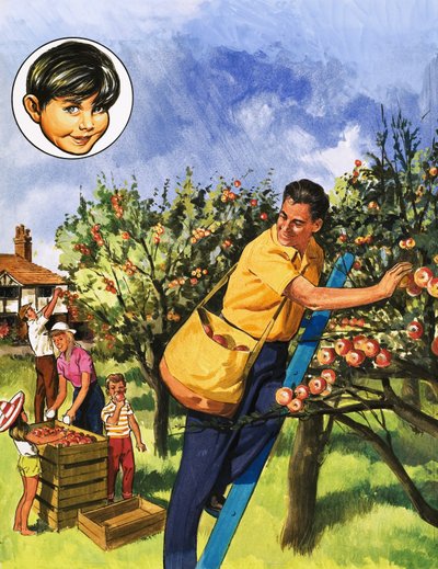 Æbleplukkere af English School