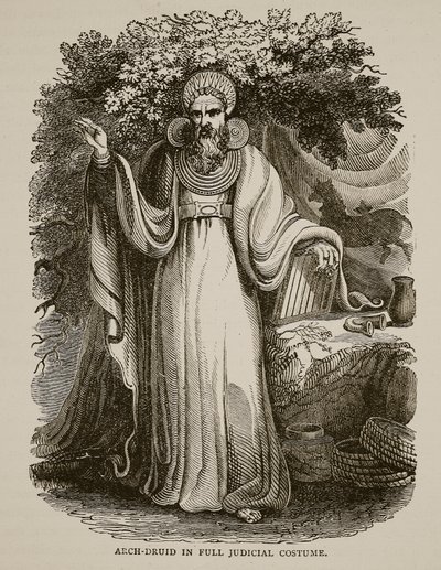 Arch-Druid i fuld retsdragt af English School