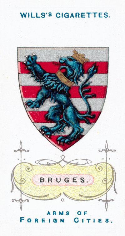 Arms of Bruges (chromolitho) af English School