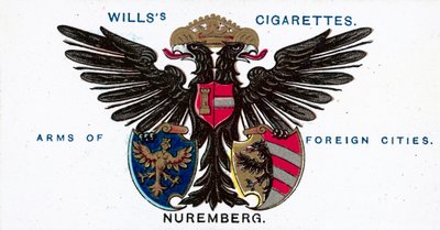 Arms of Nürnberg (chromolitho) af English School
