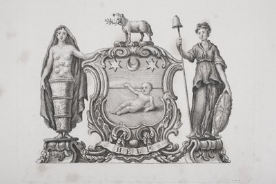 Arms of the Foundling Hospital af English School