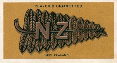 Hærens emblemer: New Zealand (farvelitografi) af English School