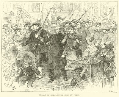 Arrestation af napoleonistiske spioner i Paris, oktober 1870 af English School