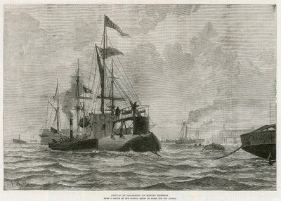 Ankomst af Cleopatras Needle til Gravesend af English School