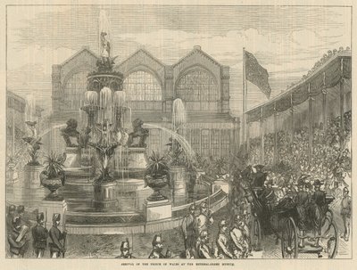 Ankomst af prinsen af Wales til Bethnal Green Museum af English School