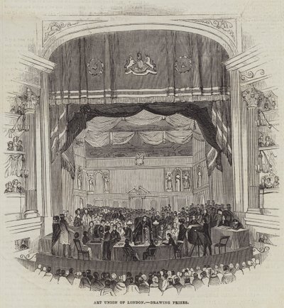 Art Union of London, Tegnepriser (gravering) af English School