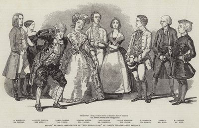 Kunstneres amatørforestilling af "The Heir-at-Law", St James
