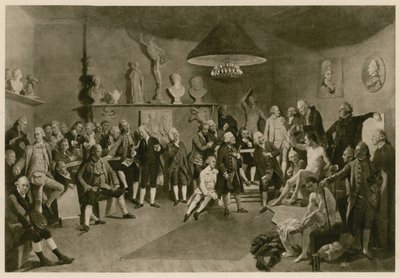 Kunstnere mødes for at tegne nøgenbilleder af English School