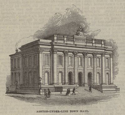 Ashton-under-Lyne Rådhus af English School