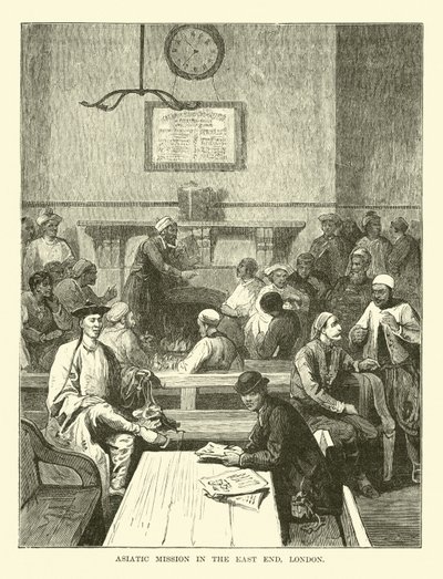 Asiatisk mission i East End, London af English School