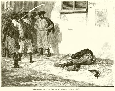 Ermordung von Graf Lamberg von English School