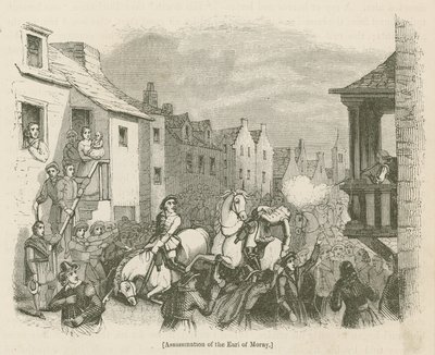 Mordet på jarlen af Moray af English School