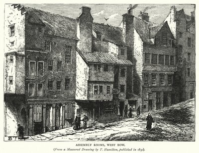 Forsamlingslokaler, West Bow (gravering) af English School