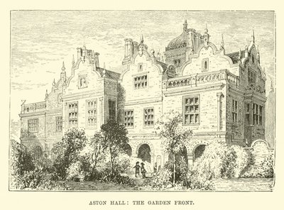 Aston Hall, haven foran af English School