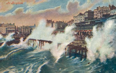I Brighton (farvelitografi) af English School