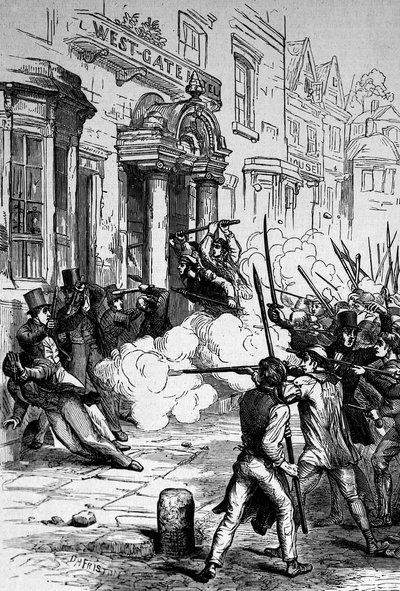 Angreb på Westgate Hotel, Newport den 4. november 1839 af English School