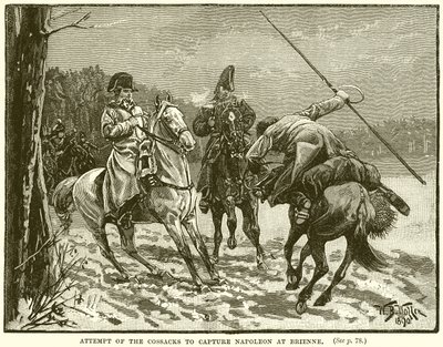 Kosakkernes forsøg på at fange Napoleon ved Brienne af English School