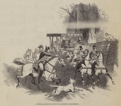 Attempted Assassination of King Louis Philippe at Fontainebleaudani af English School