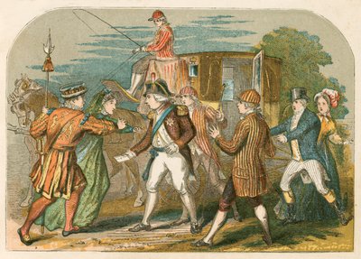 Attentatforsøg på George III af Margaret Nicholson af English School