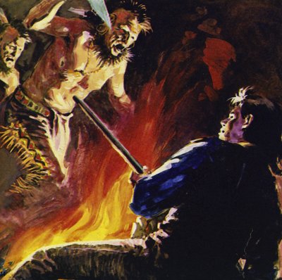 Audubon havde flere snævre flugter fra indianere, der forsøgte at røve ham af English School