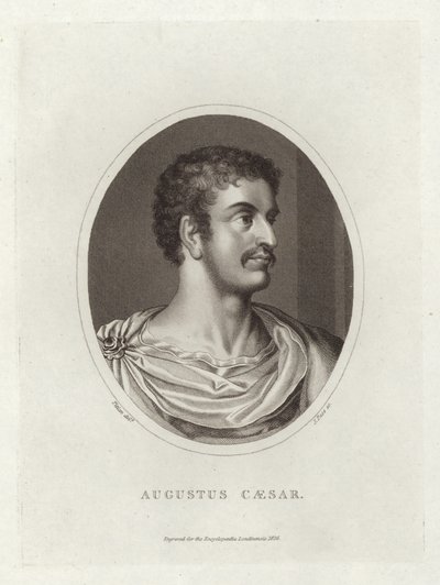 Augustus Cæsar af English School