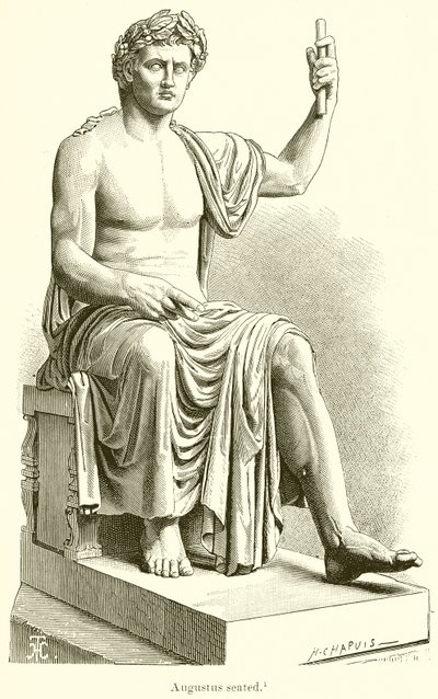 Augustus siddende af English School