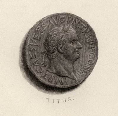 Aureus mønt, fra Titus Flavius Vespasianus æra af English School