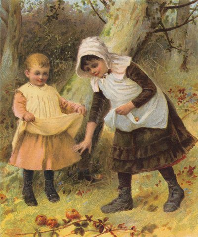 Efterår (chromolitho) af English School