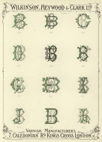 BA, BB, BC, BD, BE, BF, BG, BH, BI, BJ, BK, BL af English School