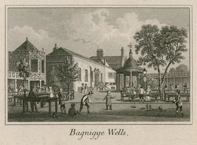 Bagnigge Wells, London af English School